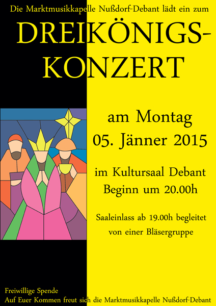 Dreikönigskonzert 2015 Dreikönigskonzert 2015