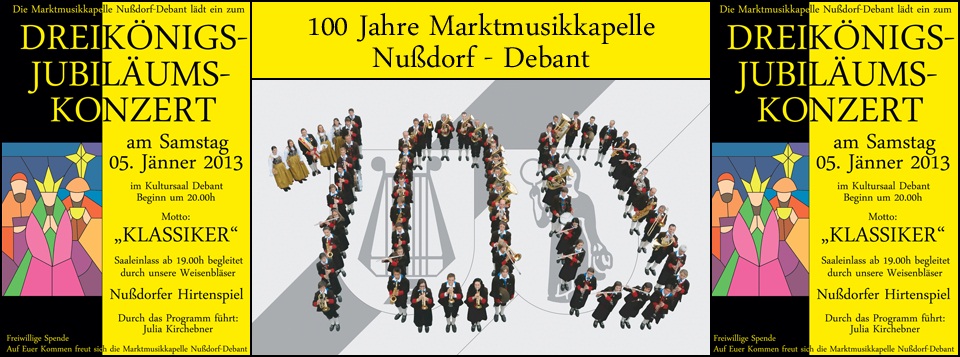Dreikönigskonzert - Jubiläumskonzert Dreikönigskonzert - Jubiläumskonzert