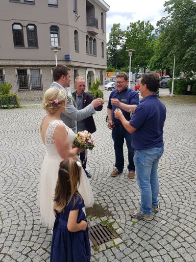 2020 Hochzeitsständchen für David und Conny