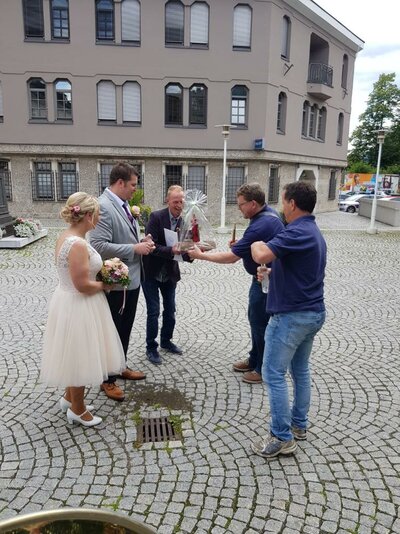 2020 Hochzeitsständchen für David und Conny